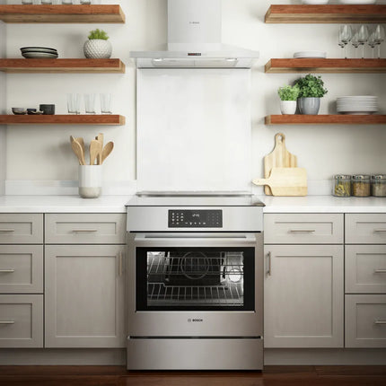 Bosch 800 Series Induction Slide-in Range 30'' Stainless Steel HII8057U