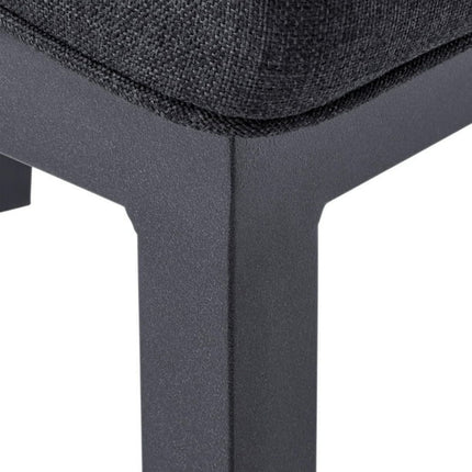 Hometrends Asteri 7 Piece Dining Set, Outdoor Patio Dining Sets,  Grey/Black