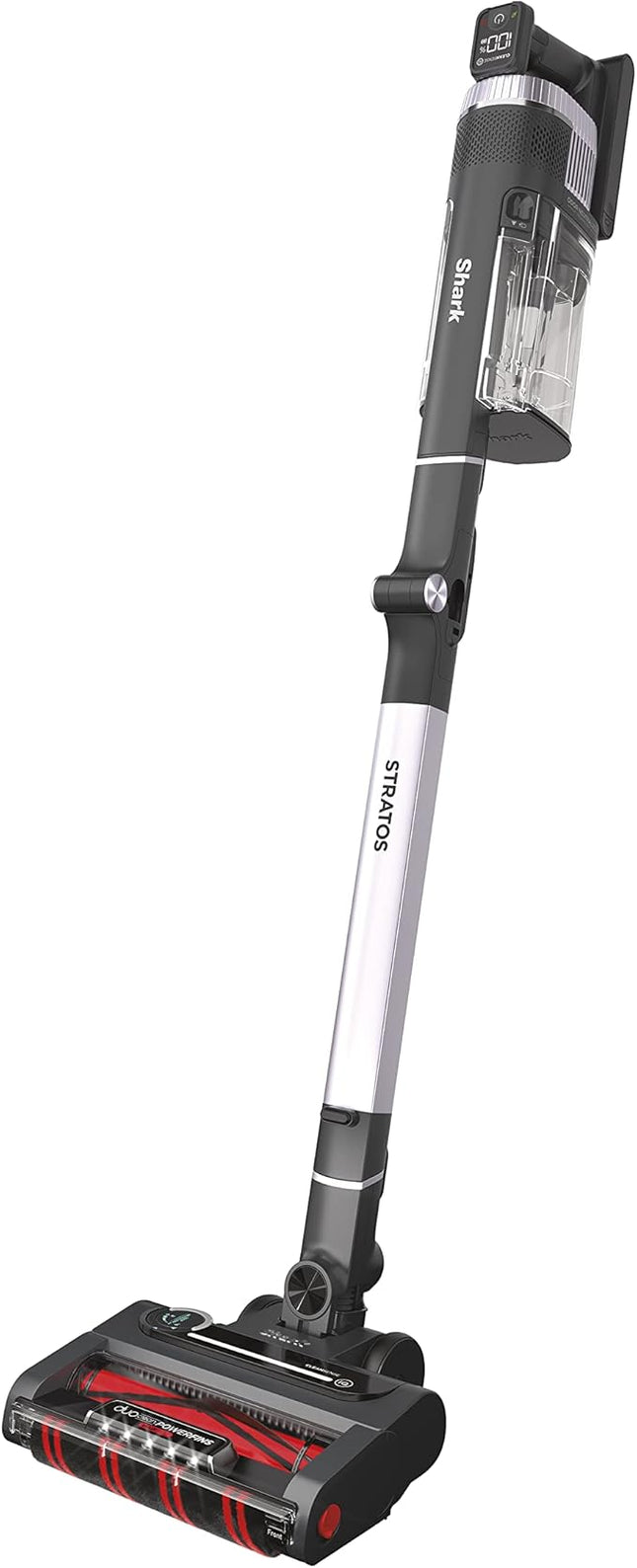 Shark Stratos Cordless Vacuum with Clean Sense IQ and Odour Neutralizer, DuoClean Powerfins HairPro, Includes Duster Crevice Tool & Anti-Allergen Brush, Up to 60 Minute Runtime, Ash Purple, IZ862HC (Refurbished)