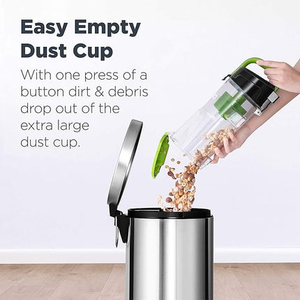Eureka Powerful Bagless Upright Vacuum Cleaners Compact for Home Pets, Airspeed Ultra Lightweight Household Vacuum Cleaner for Carpet and Hard Floor, NEU100C, Lime Green