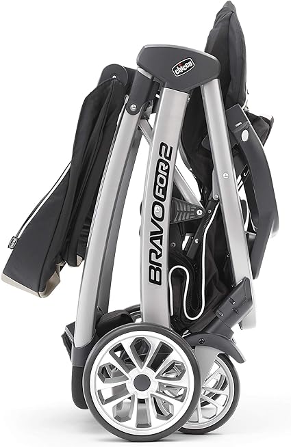 Chicco BravoFor2 Double Stroller Stand/Sit, Iron