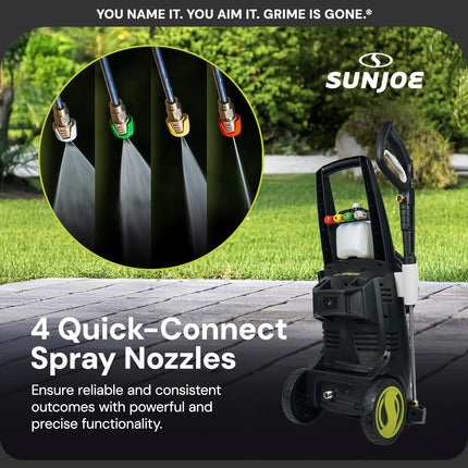 Sun Joe SPX3000-XT 2200 Max PSI 1.65 GPM 13 Amp Xtream Clean Electric Pressure Washer