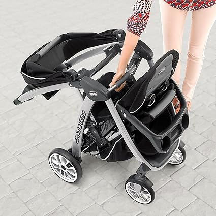 Chicco BravoFor2 Double Stroller Stand/Sit, Iron