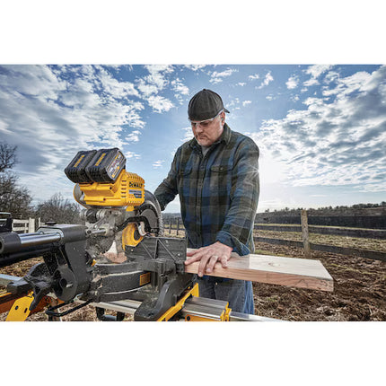 120V MAX* 12 in. Cordless Double-Bevel Compound Sliding Miter Saw Kit DHS790AT2