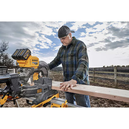120V MAX* 12 in. Cordless Double-Bevel Compound Sliding Miter Saw Kit DHS790AT2