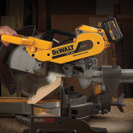 120V MAX* 12 in. Cordless Double-Bevel Compound Sliding Miter Saw Kit DHS790AT2