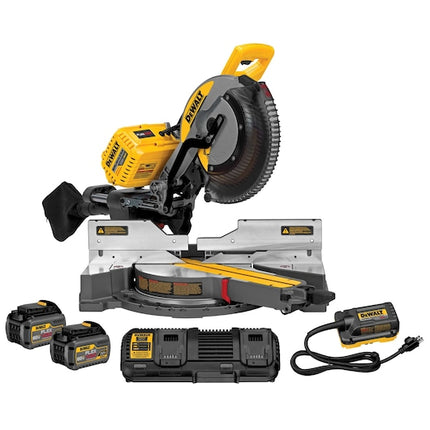 120V MAX* 12 in. Cordless Double-Bevel Compound Sliding Miter Saw Kit DHS790AT2