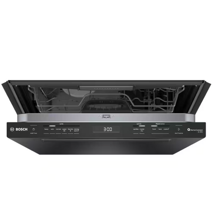 Bosch 800 Series 24 in. Black Top Control Tall Tub Pocket Handle Dishwasher with Stainless Steel Tub, 42 dBA, SHP78CM6N  Black Noir