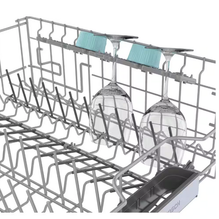 Bosch 800 Series 24 in. Black Top Control Tall Tub Pocket Handle Dishwasher with Stainless Steel Tub, 42 dBA, SHP78CM6N  Black Noir