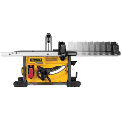 DEWALT 60V MAX FLEXVOLT Lithium-Ion Cordless Brushless 8-1/4-inch Table Saw (Tool-Only) Model # DCS7485B