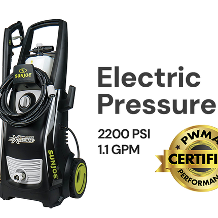 Sun Joe SPX3000-XT 2200 Max PSI 1.65 GPM 13 Amp Xtream Clean Electric Pressure Washer
