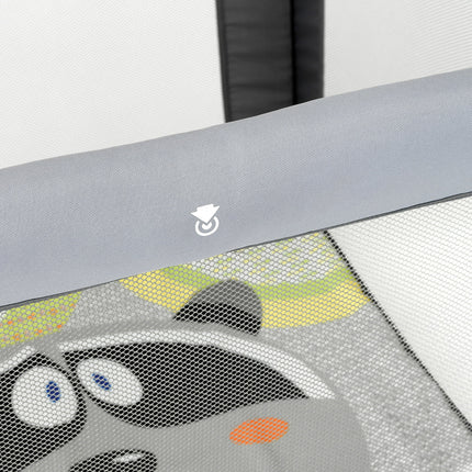 Chicco Tot Quad Portable Square Baby Playpen - Honey Bear (Grey)