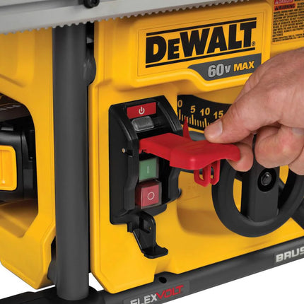 DEWALT 60V MAX FLEXVOLT Lithium-Ion Cordless Brushless 8-1/4-inch Table Saw (Tool-Only) Model # DCS7485B