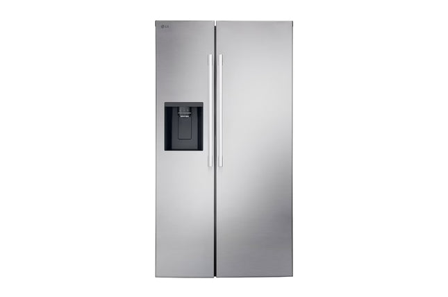 LG 36" 27 cu.ft. Standard-Depth Side by Side Refrigerator | Ice & Water Dispenser | LS27T3230S
