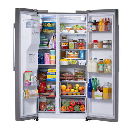 LG 36" 27 cu.ft. Standard-Depth Side by Side Refrigerator | Ice & Water Dispenser | LS27T3230S