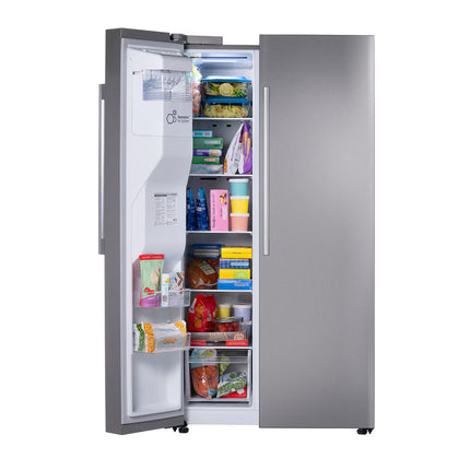 LG 36" 27 cu.ft. Standard-Depth Side by Side Refrigerator | Ice & Water Dispenser | LS27T3230S