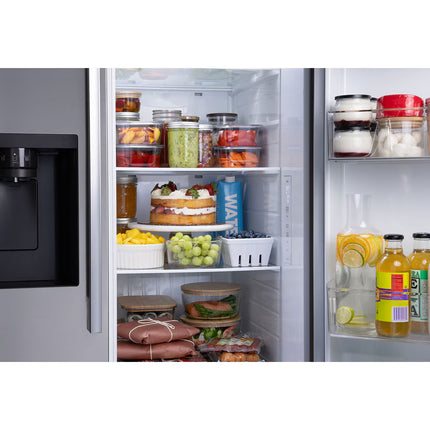 LG 36" 27 cu.ft. Standard-Depth Side by Side Refrigerator | Ice & Water Dispenser | LS27T3230S